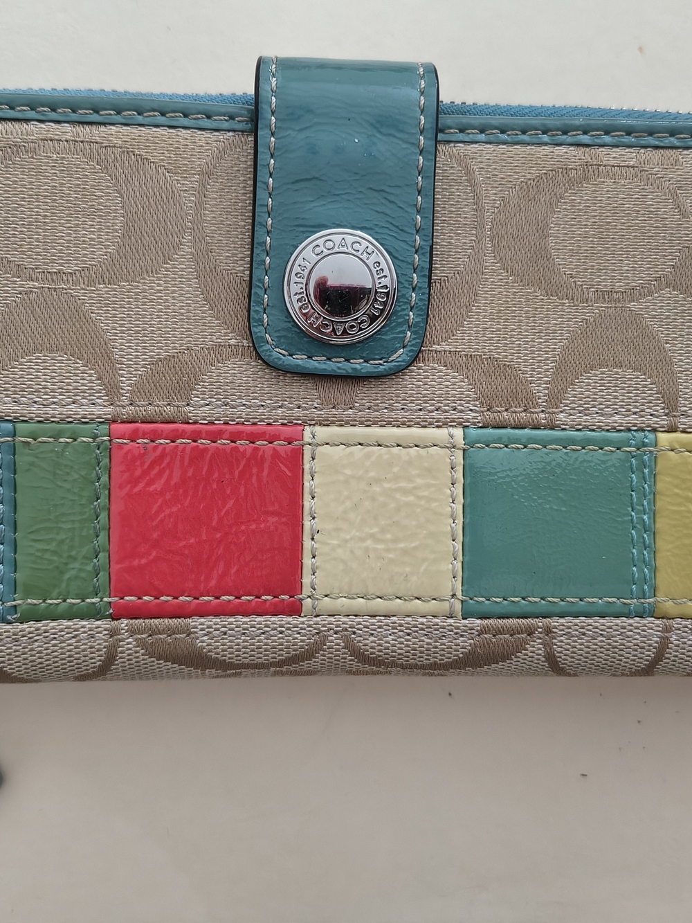 Coach Vintage Signature Canvas wallet